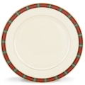 Lenox Winter Greetings Plaid Dinner Plate