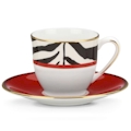 Lenox Zebras by Scalamandre Demitasse Cup & Saucer Set