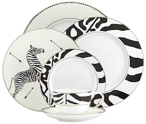 Lenox Zebras Platinum by Scalamandre