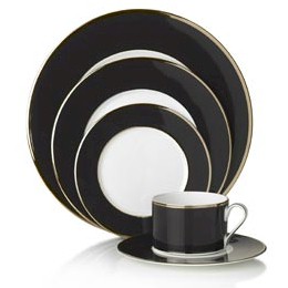 Discontinued Mikasa Color Studio Black Gold Fine China