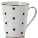 Mikasa Color Studio Blue/Gold Dots Mug