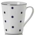 Mikasa Color Studio Blue/Platinum Dots Mug