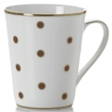 Mikasa Color Studio Brown/Gold Dots Mug