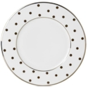 Mikasa Color Studio Brown/Platinum Dots Accent Plate