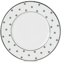 Mikasa Color Studio Turquoise/Platinum Dots Accent Plate
