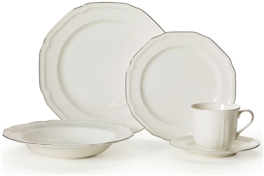 mikasa antique white dinner plate