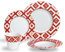 Ikat Red by Mikasa