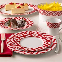 Ikat Red by Mikasa