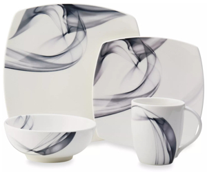 Discontinued Mikasa Kya Smoke Dinnerware
