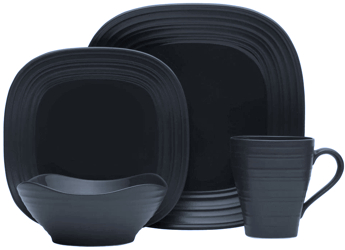 Swirl Graphite Square by Mikasa