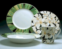 Tropical Dinnerware, Palm Tree, Trutle, Outlets, Discount Sets