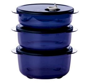 Tupperware Vent 'N Serve Small Round Set