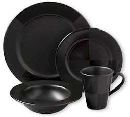 Details about   Nautica Arctic Night Black Cereal Soup Bowls set of 4 LNC SS 