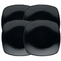 Noritake BoB (Black-on-Black) Dune Square Appetizer Plate