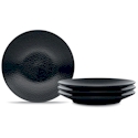 Noritake BoB (Black-on-Black) Snow Appetizer Plate