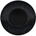 Noritake BoB (Black-on-Black) Snow Saucer Plate