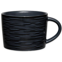 Noritake BoB (Black-on-Black) Swirl Cup