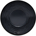 Noritake BoB (Black-on-Black) Swirl Saucer Plate