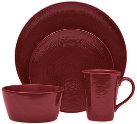 RoR (Red-on-Red) Swirl by Noritake