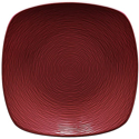 Noritake RoR (Red-on-Red) Swirl Square Salad Plate