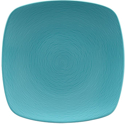 Noritake ToT (Turquoise-on-Turquoise) Swirl Square Dinner Plate