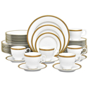 Noritake Charlotta Gold Dinnerware Set