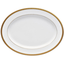 Noritake Charlotta Gold Medium Oval Platter