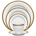 Noritake Charlotta Gold Place Setting