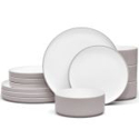 Noritake ColorTex Stone Taupe Dinnerware Set