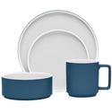Noritake ColorTrio Blue Stax Place Setting