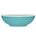 Noritake ColorTrio Turquoise Coupe Round Serving Bowl