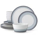 Noritake Colorscapes Layers Ash Coupe Dinnerware Set