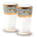 Noritake Georgian Turquoise Salt & Pepper Set