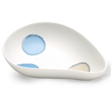 Noritake Java Blue Medium Teardrop Dish