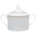 Noritake Linen Road Sugar Bowl with Lid