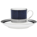 Noritake Odessa Cobalt Platinum After Dinner Cup & Saucer