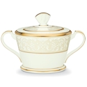 Noritake White Palace Sugar Bowl with Lid