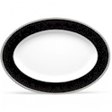 Noritake Pearl Noir Large Oval Platter