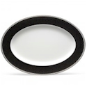 Noritake Pearl Noir Medium Oval Platter