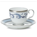 Noritake Sonnet in Blue After Dinner Cup & Saucer