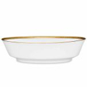 Noritake Stavely Gold Oval Vegetable Bowl