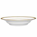 Noritake Stavely Gold Rim Soup Bowl
