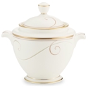 Noritake Golden Wave Sugar Bowl with Lid