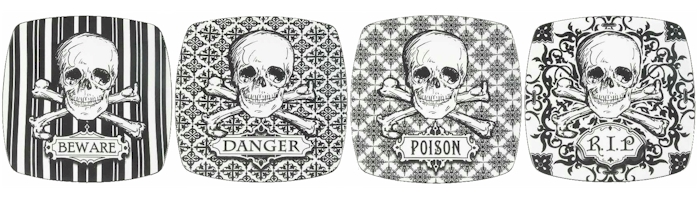 222 Fifth by PTS International Halloween Skulls