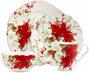 222 Fifth Winter Harmony Dinnerware