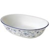 Pfaltzgraff Blue Meadows Oval Vegetable Serve Bowl