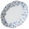 Pfaltzgraff Blue Meadows Ruffled Oval Platter