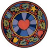 Pfaltzgraff Christmas Rejoice Heart Salad Plate