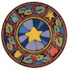 Pfaltzgraff Christmas Rejoice Star Salad Plate