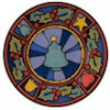 Pfaltzgraff Christmas Rejoice Tree Salad Plate